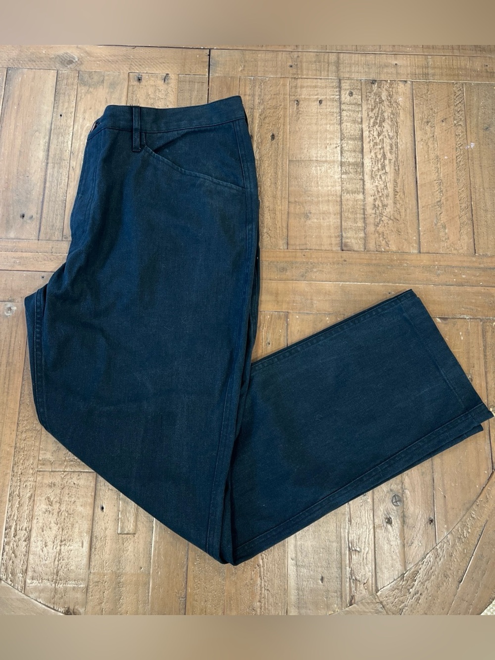 Taylor Stitch Mens 38x31 Boss Duck Camp Pants Charcoal Hemp Blend Workwear Coal